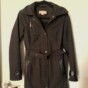 Women's Black Rain Coat